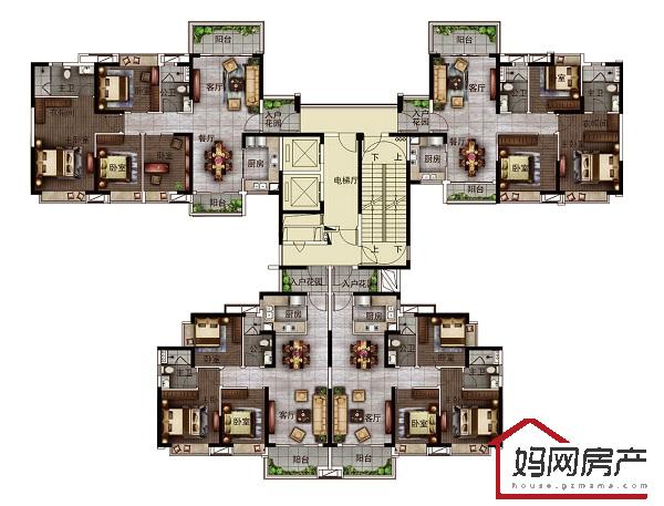 路劲天隽峰户型图