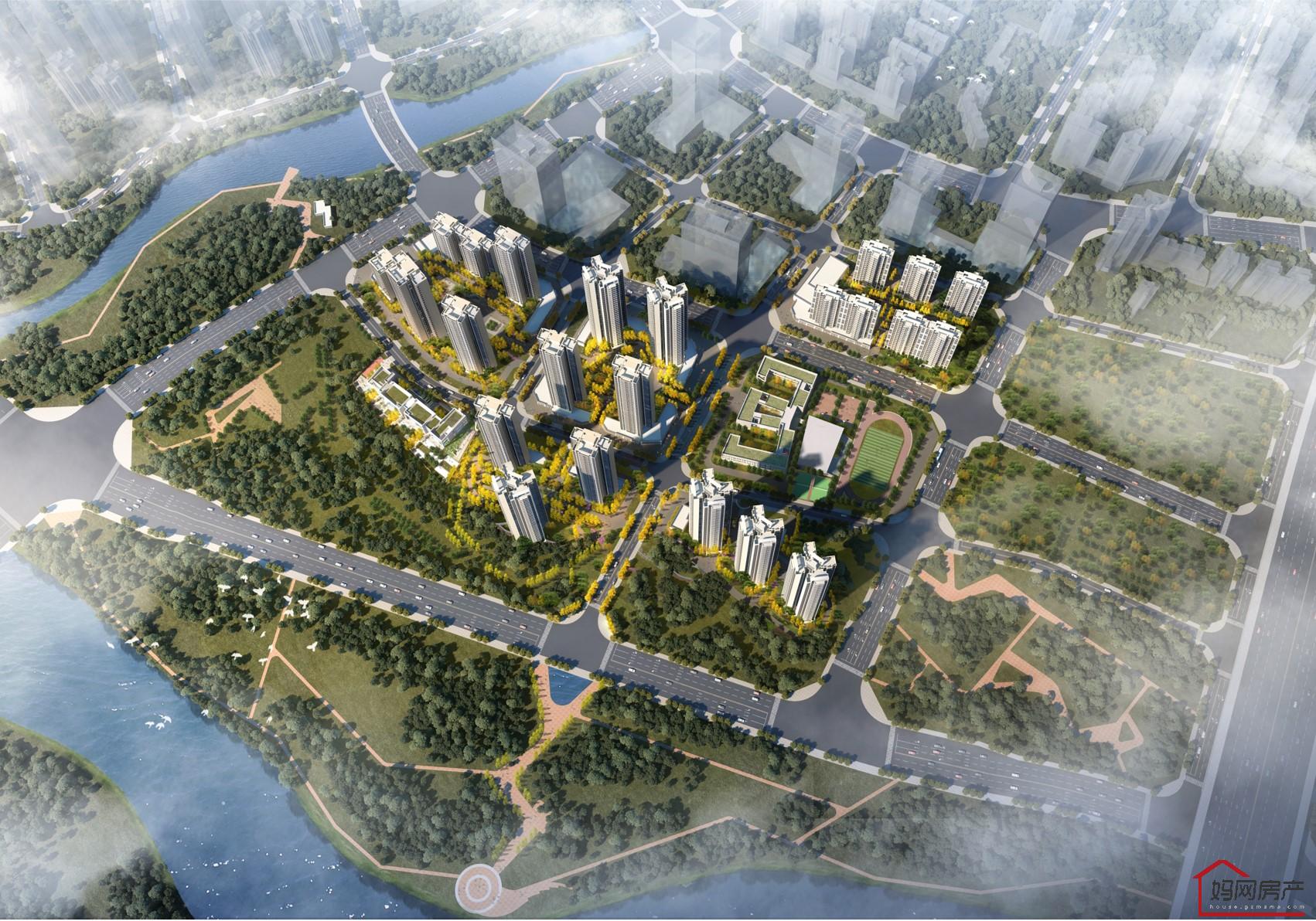 中建·映花悦府规划图