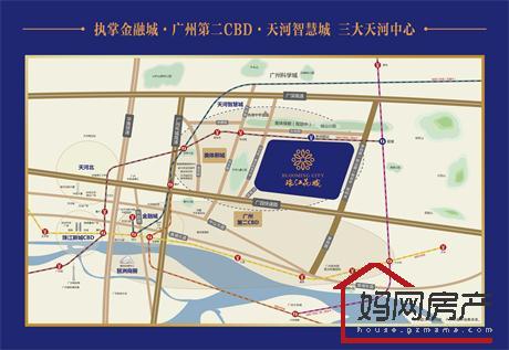 珠江花城规划图